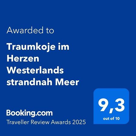 Traumkoje Im Herzen Westerlands Strandnah Meer Kültér fotó